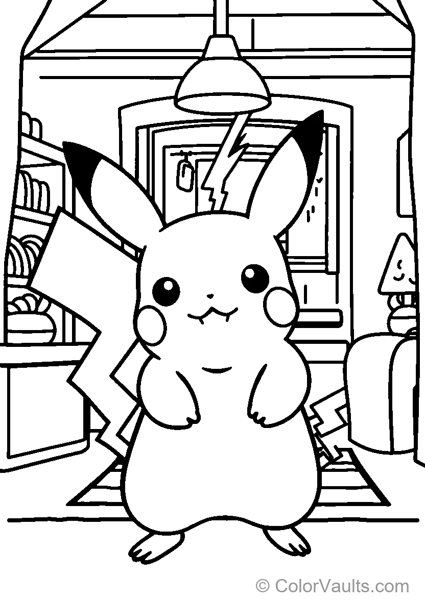 Pikachu At Home