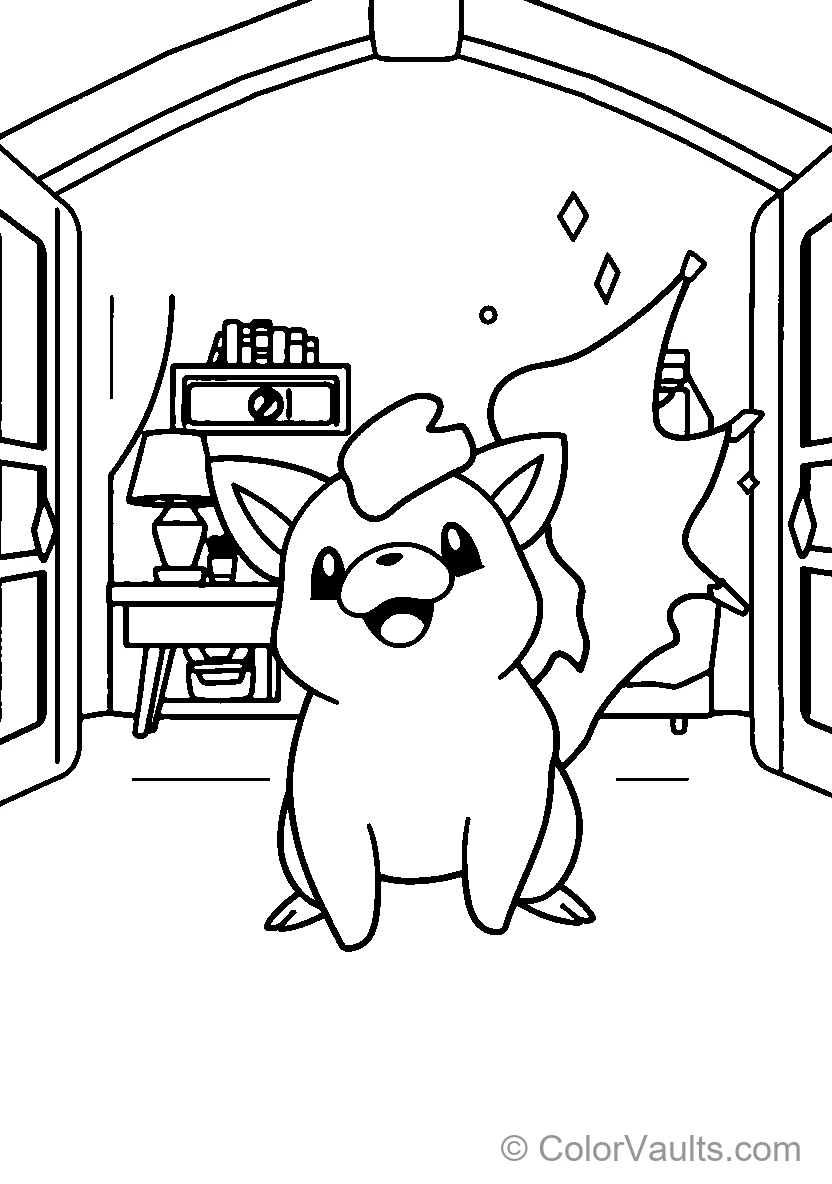 Pikachu In A Room