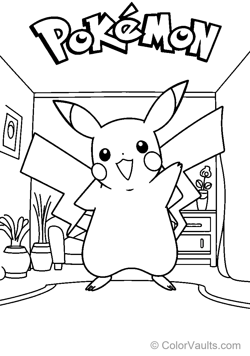 Pikachu In A Room (Scene 2)