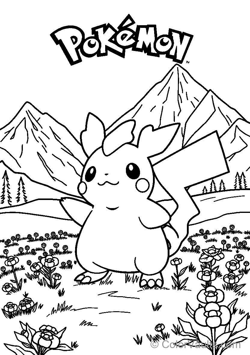 Pikachu im Wild