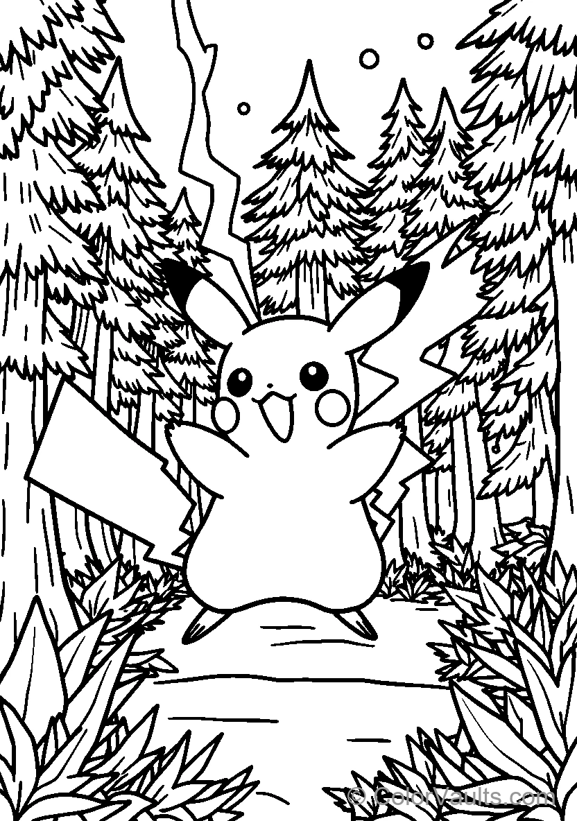 Pikachu im Forest