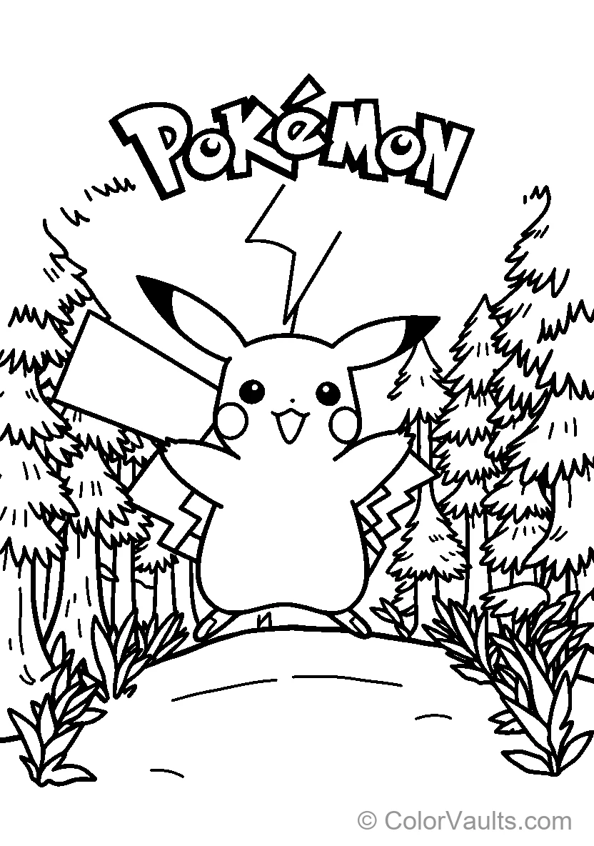 Pikachu im Forest (Scene 2)