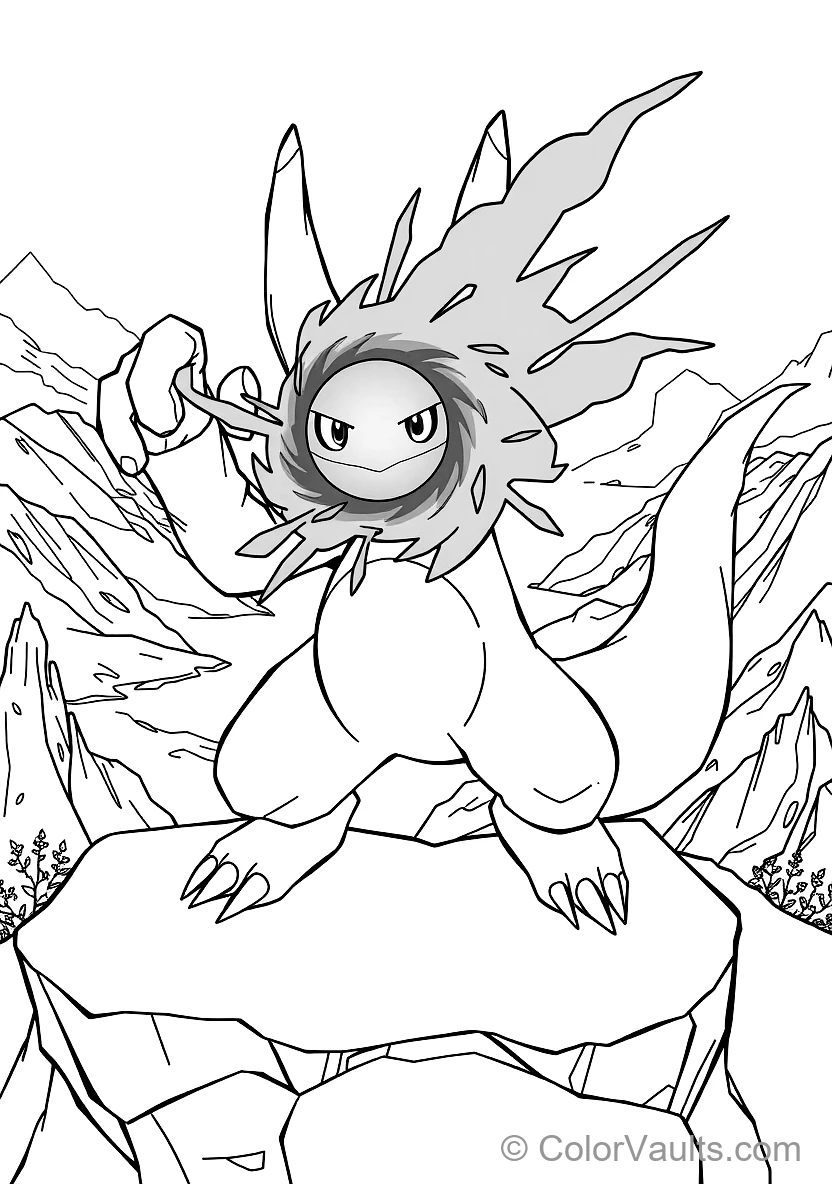 Lucario Charging a Focused Blue Aura Aura Sphere Attack (Scene 8)
