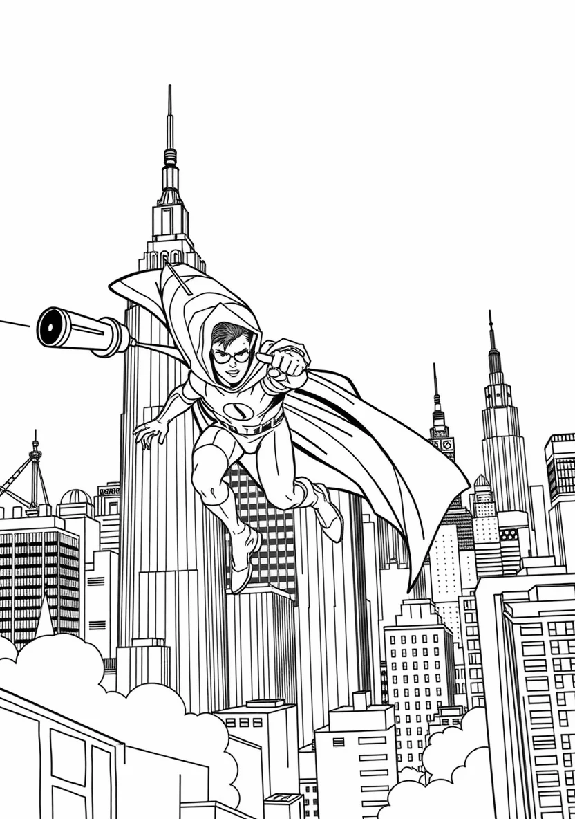 Pop Culture & Fandoms coloring page 1