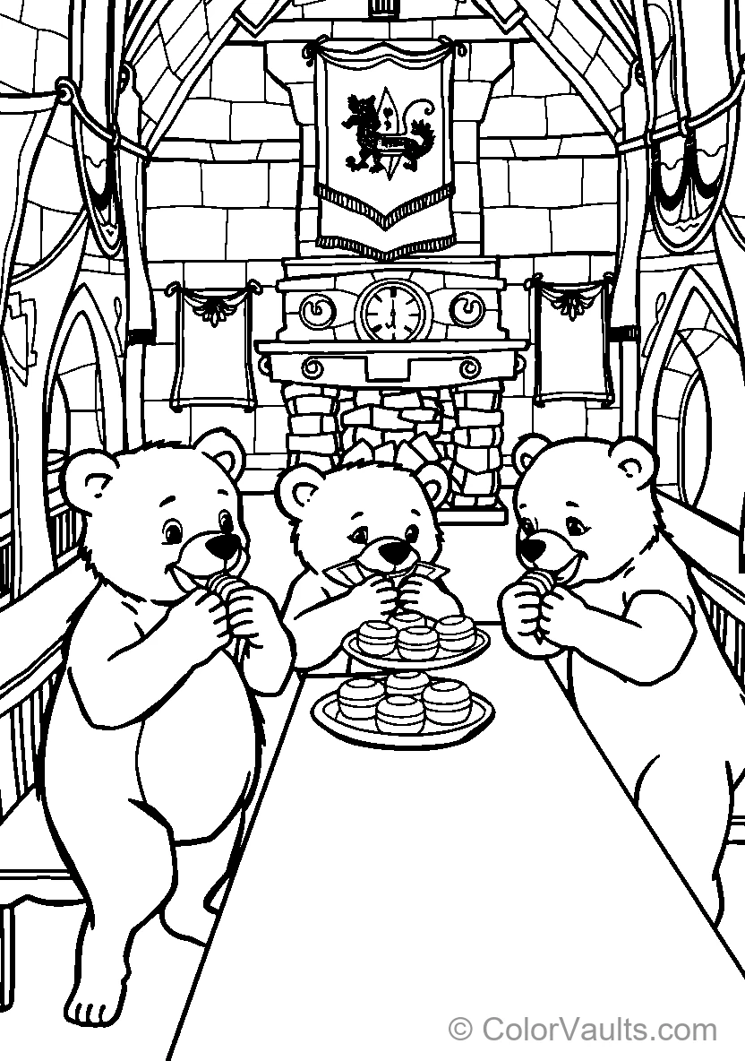 Princesses & Castles coloring page 2