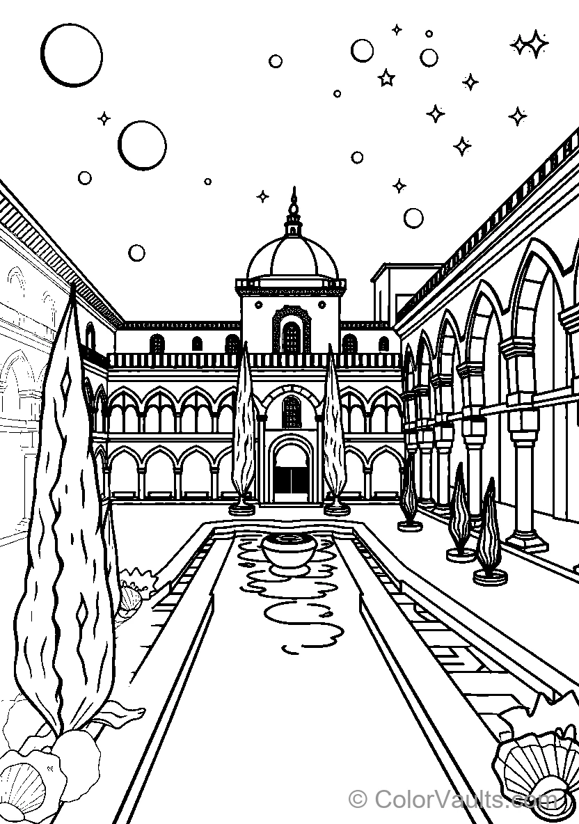 Castle Courtyard (Scene 3)