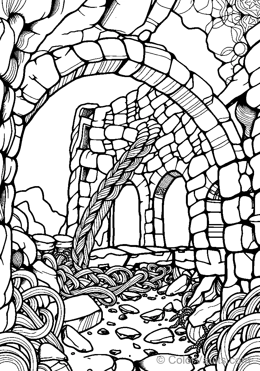 Fantasy Castle Entrance