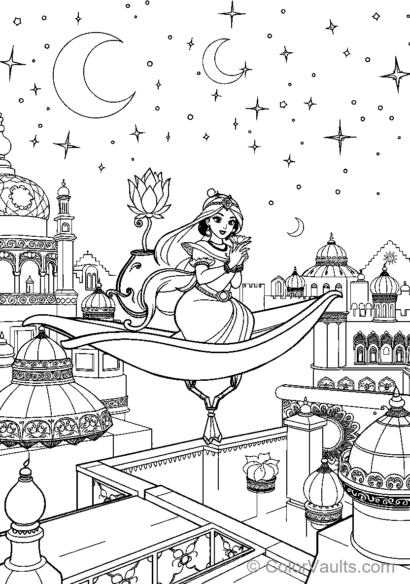 Princess On Magic Carpet Ride (Scene 4)