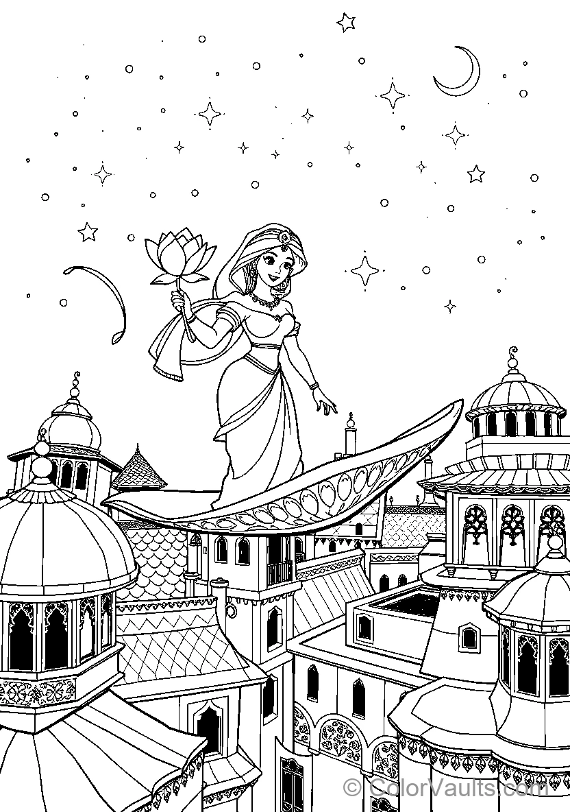 Princess On Magic Carpet Ride (Scene 5)