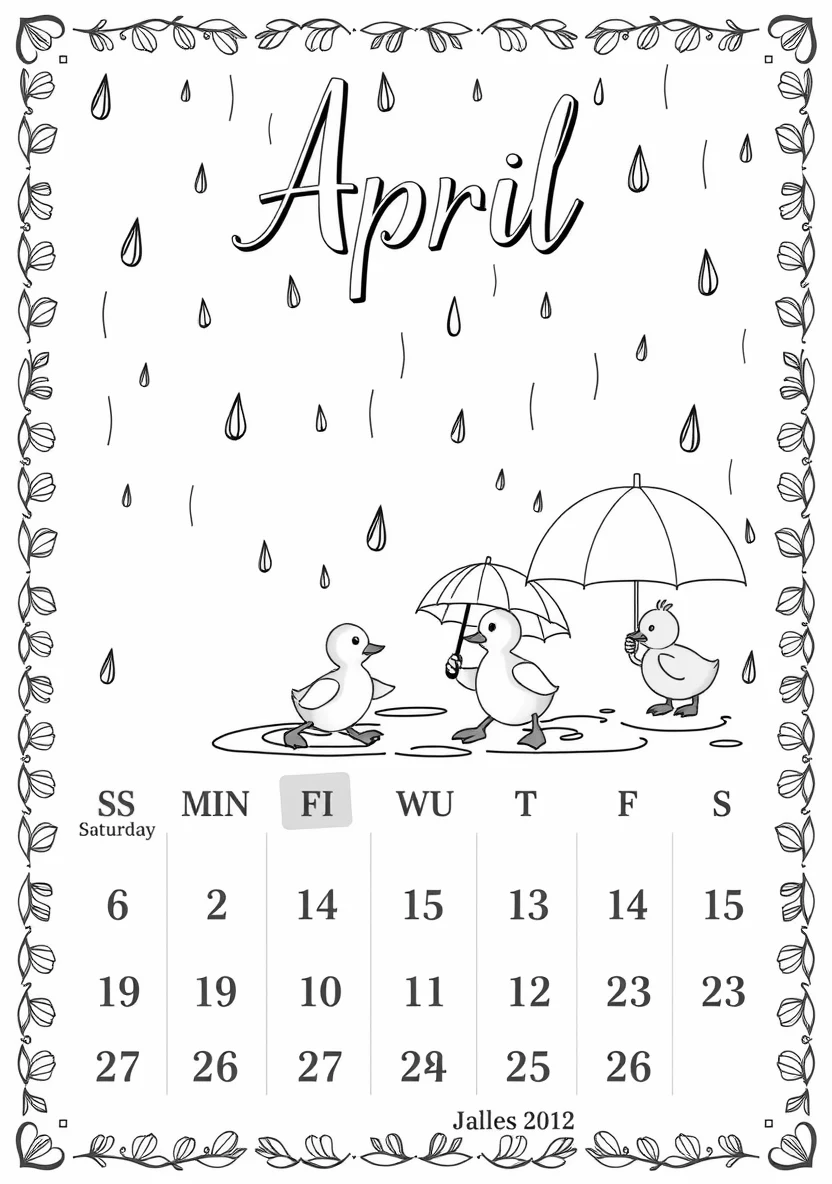 Printable Monthly C