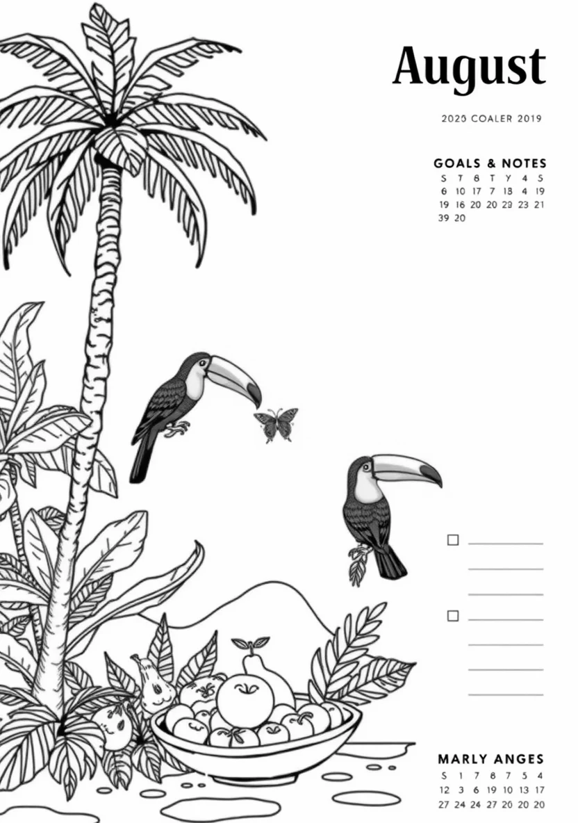 Printable Monthly C
