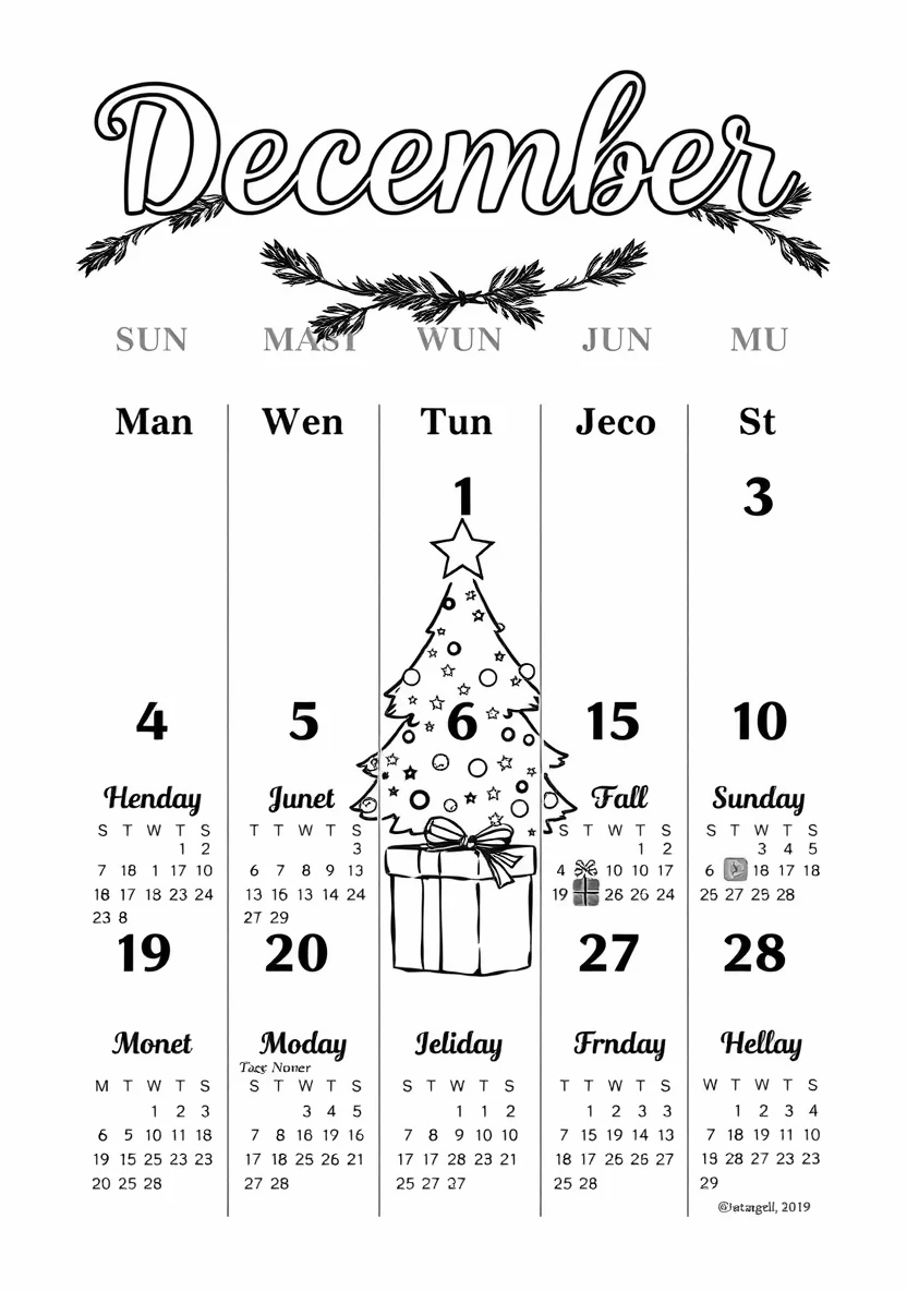 Printable Monthly C
