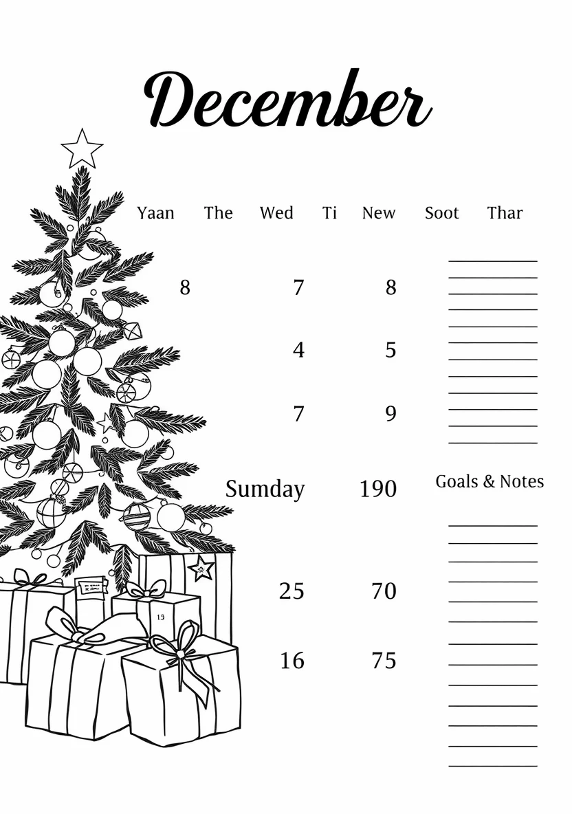 Printable Monthly C