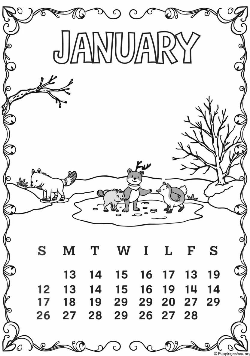 Printable Monthly C