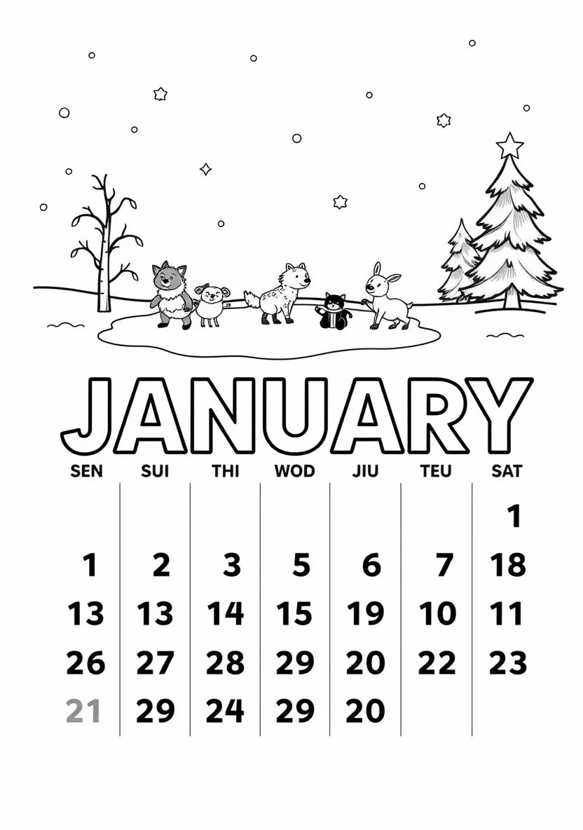 Printable Monthly C