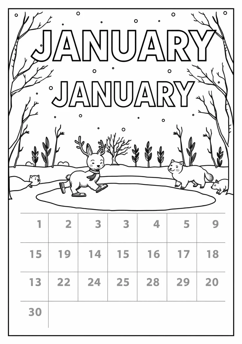 Printable Monthly C