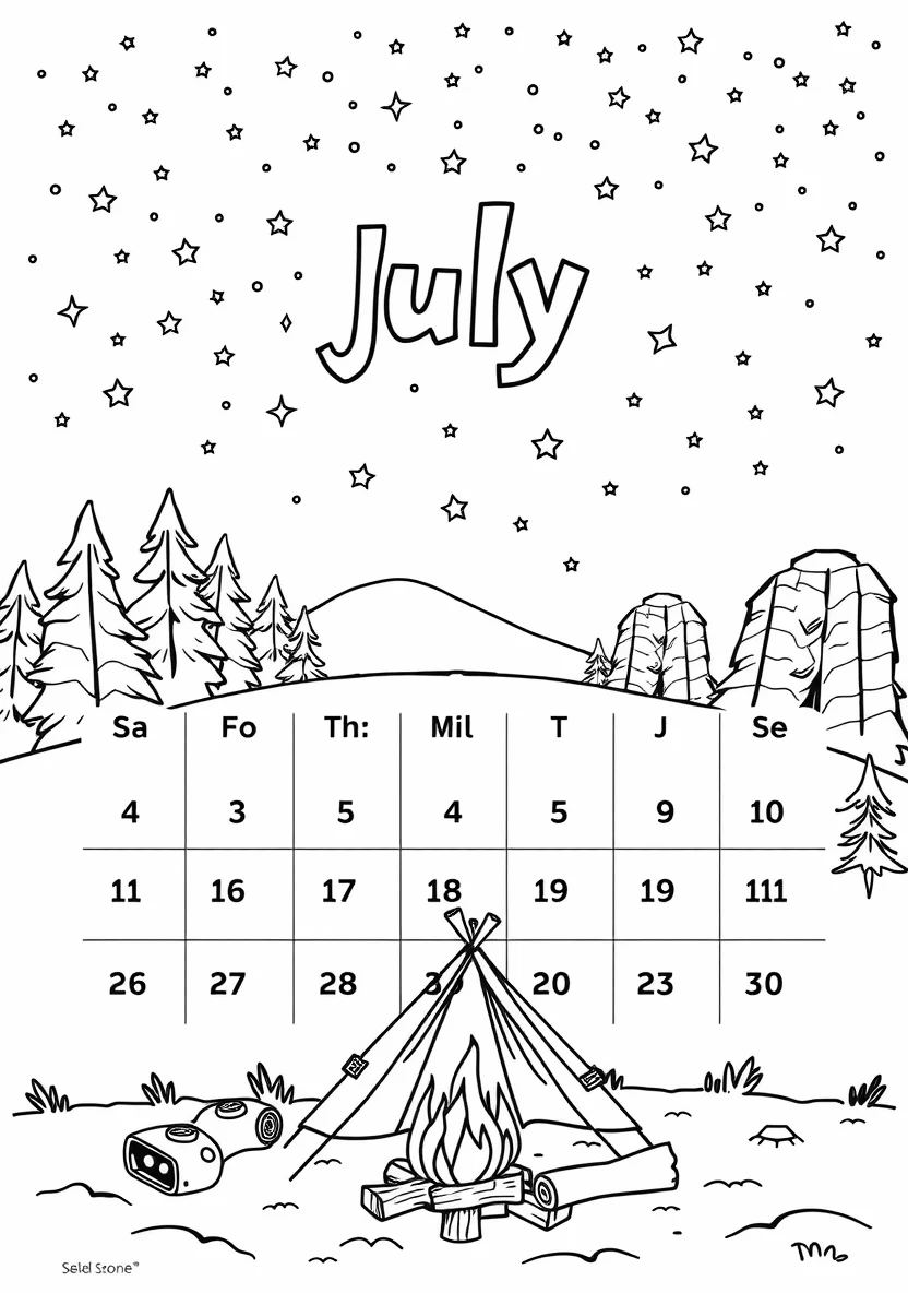 Printable Monthly C