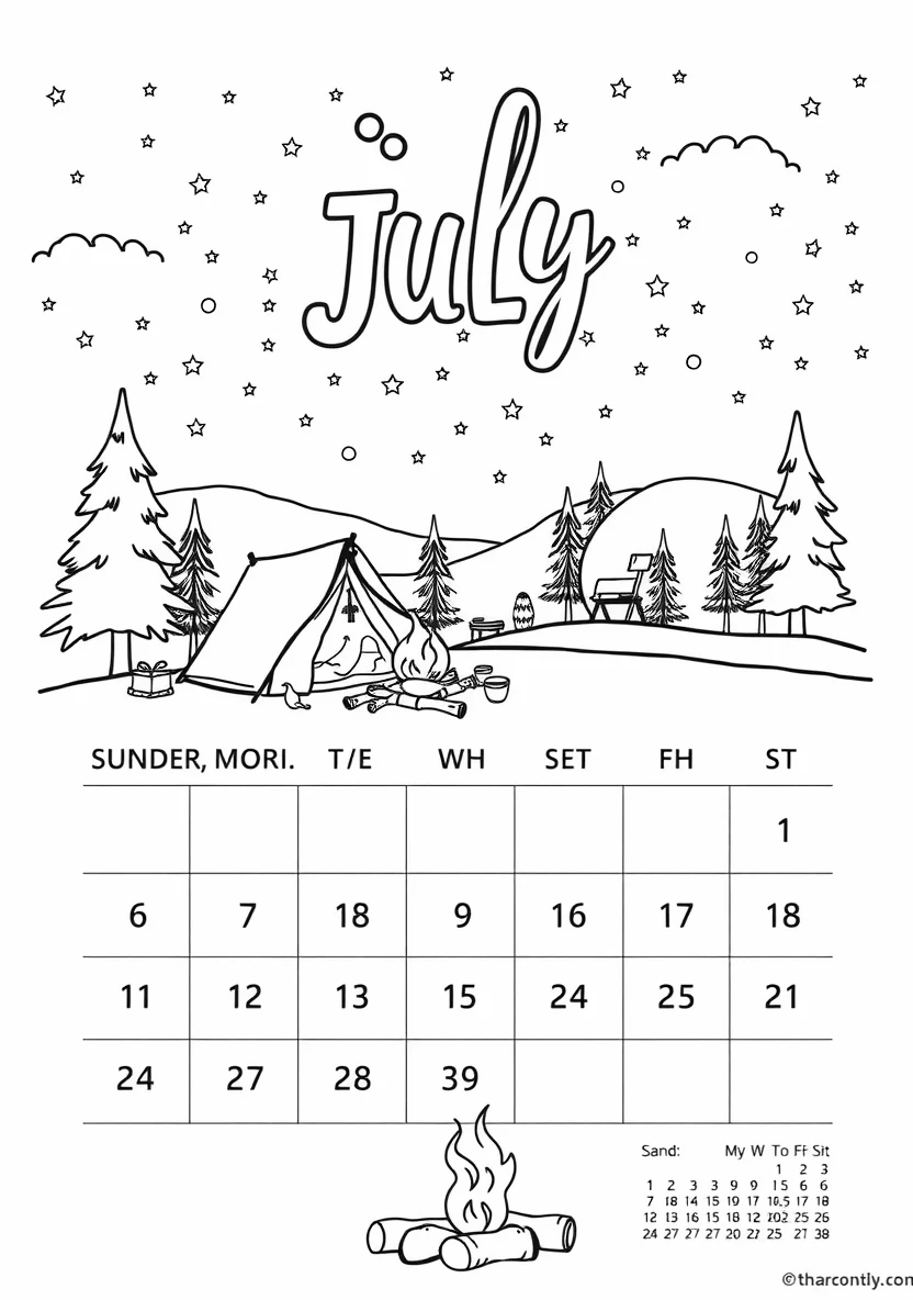 Printable Monthly C