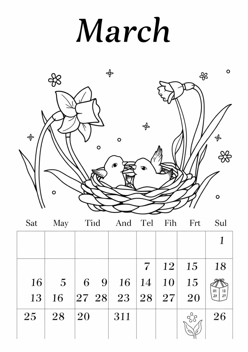 Printable Monthly C