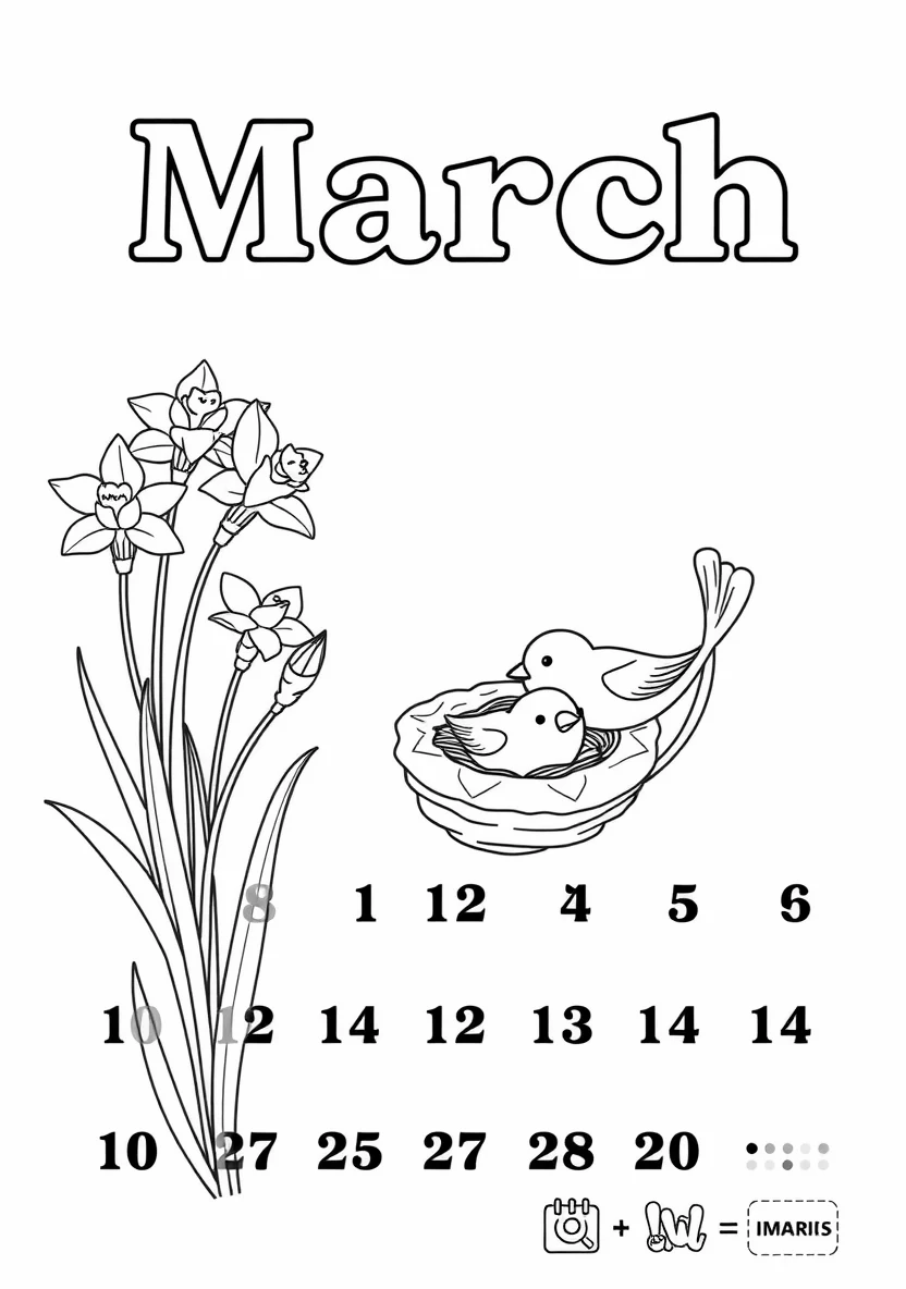 Printable Monthly C