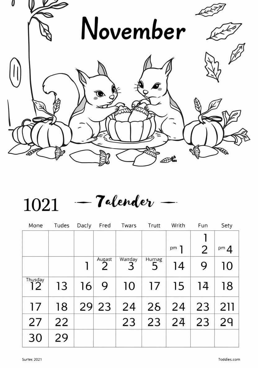 Printable Monthly C