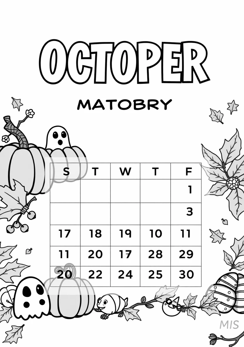 Printable Monthly C