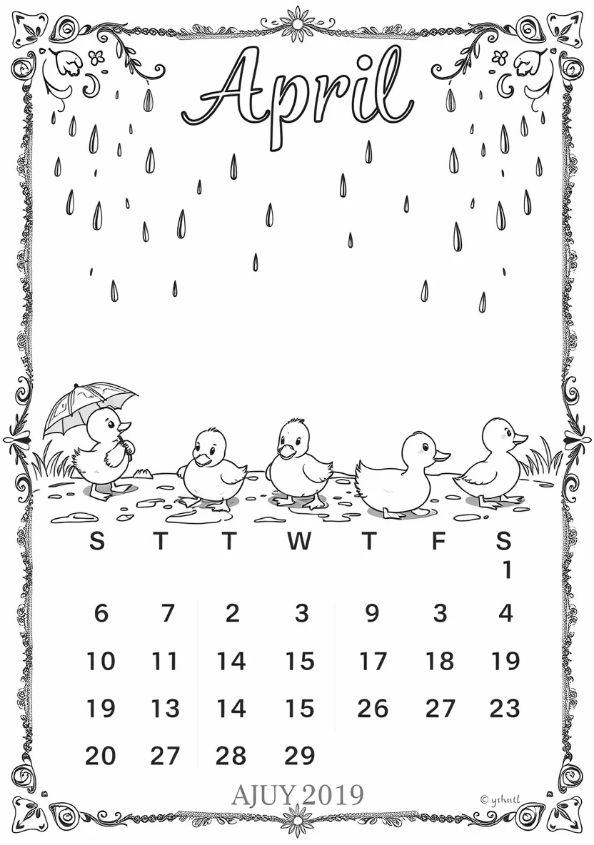 Printable Monthly C