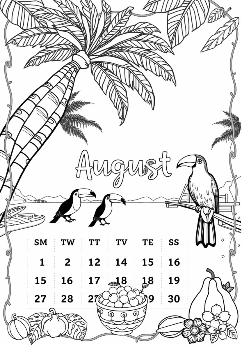 Printable Monthly C