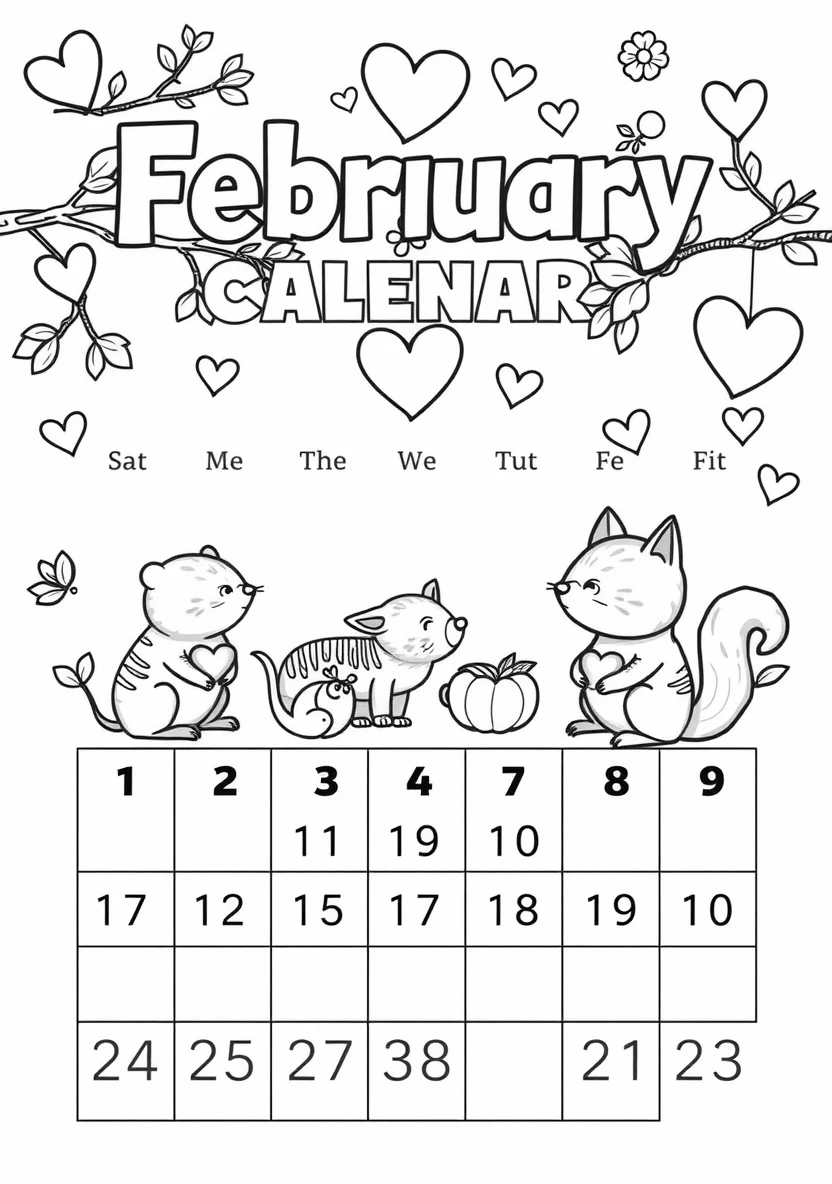 Printable Monthly C