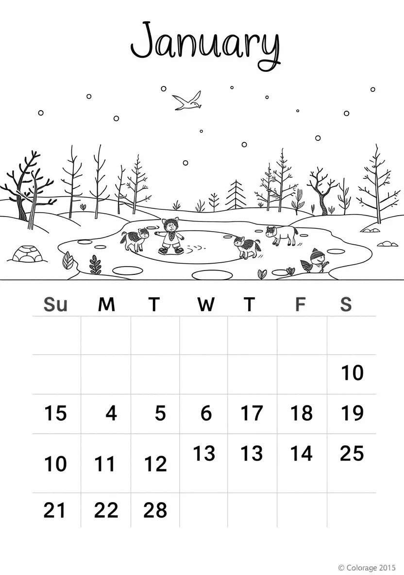 Printable Monthly C