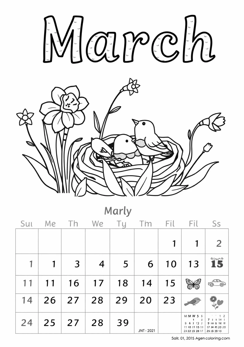 Printable Monthly C