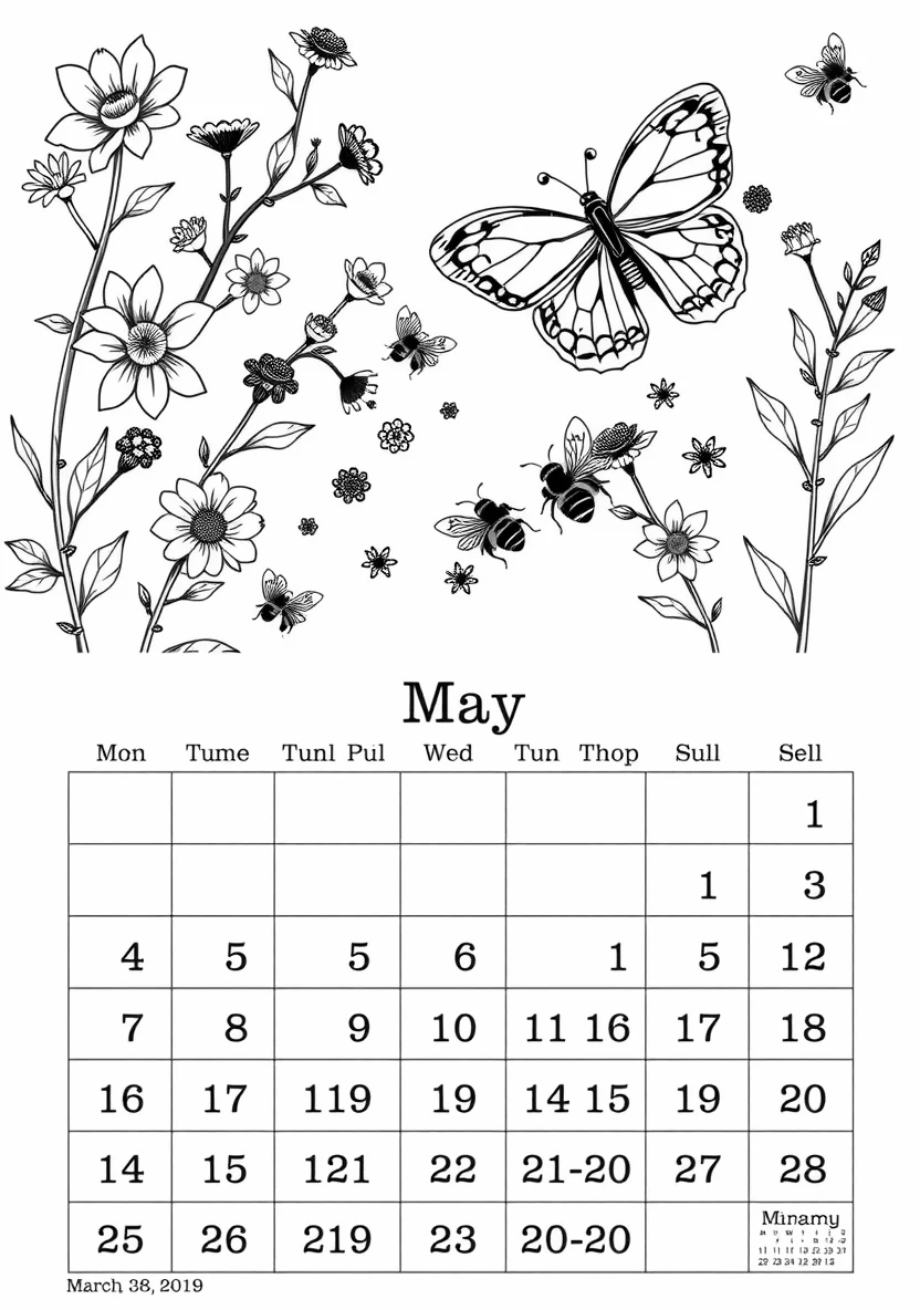 Printable Monthly C