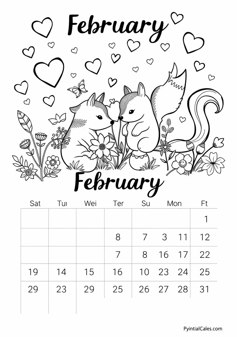 Printable Monthly C