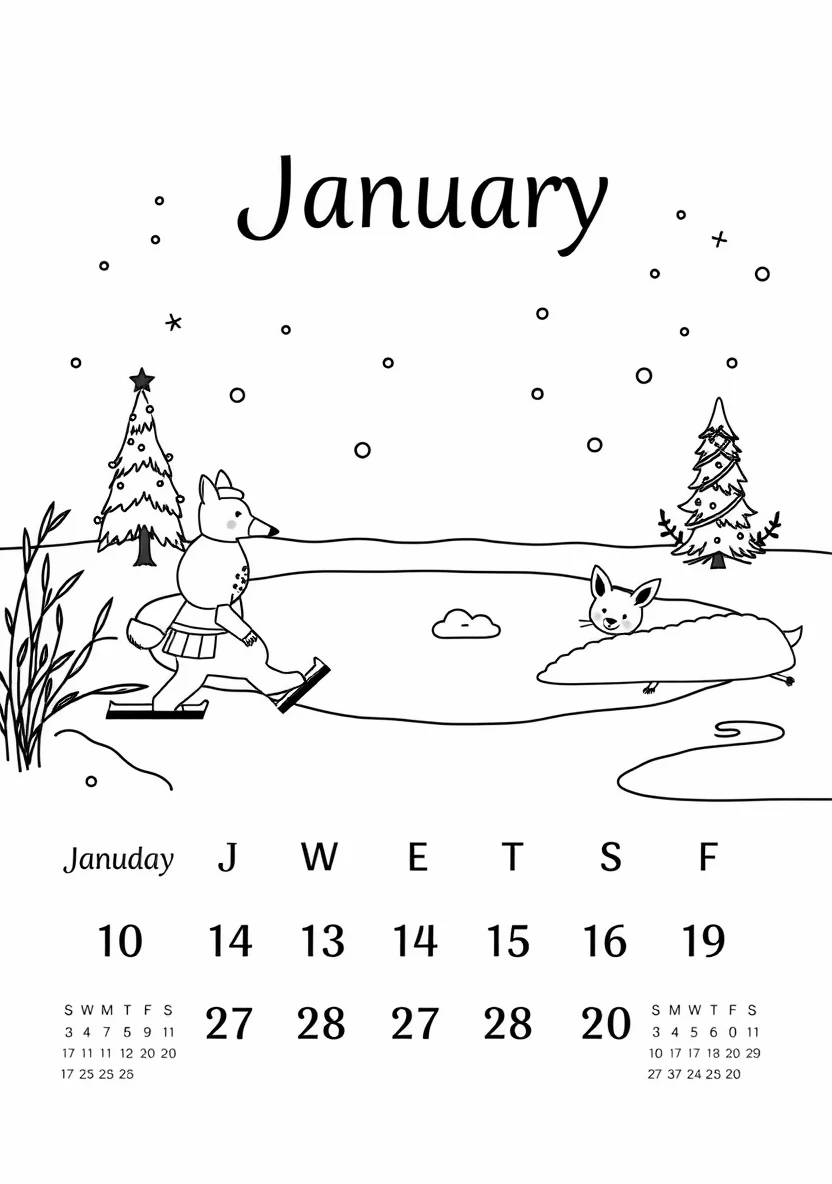 Printable Monthly C