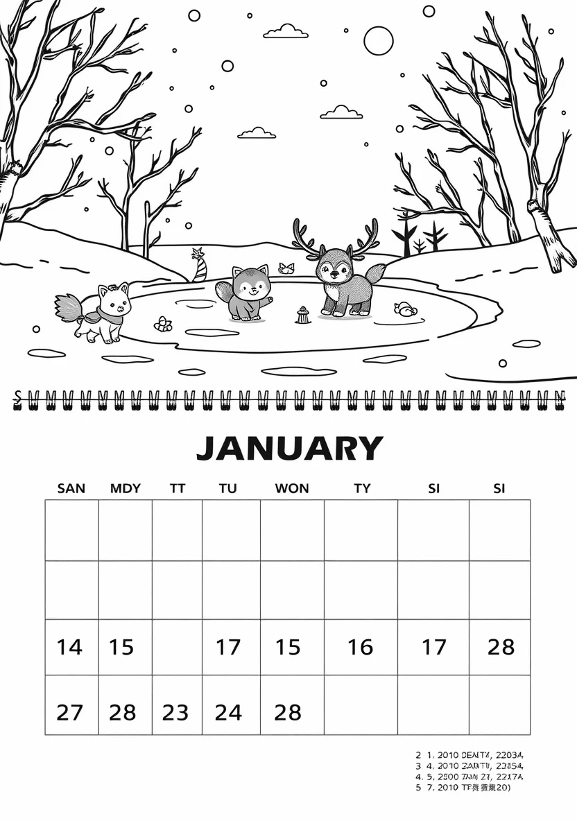 Printable Monthly C