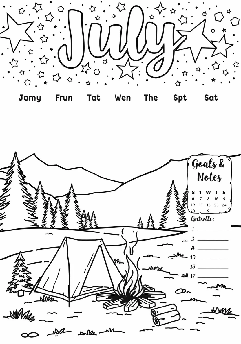 Printable Monthly C