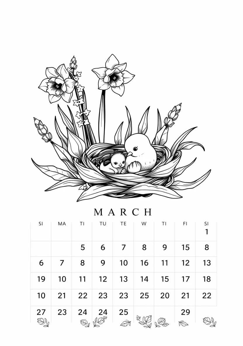 Printable Monthly C