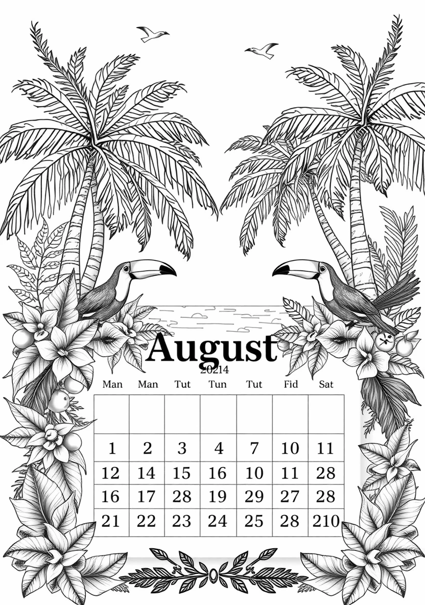 Printable Monthly C