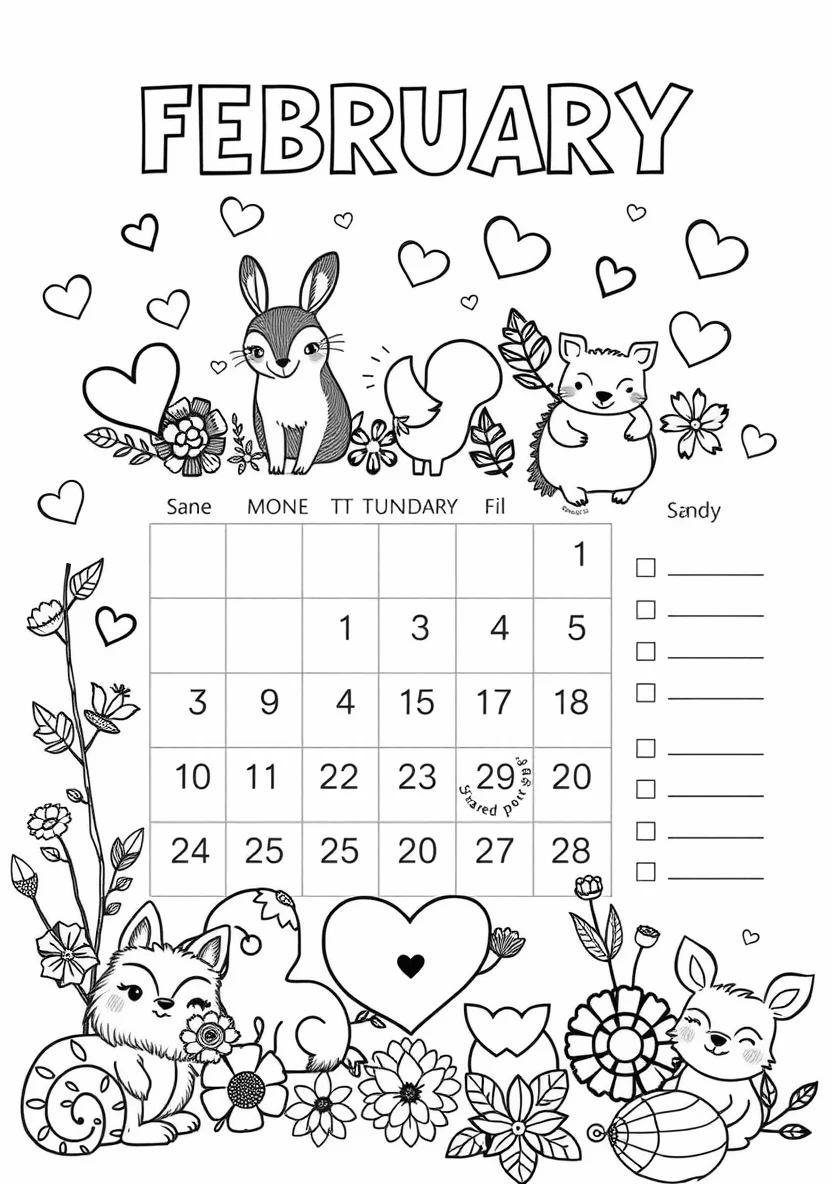 Printable Monthly C