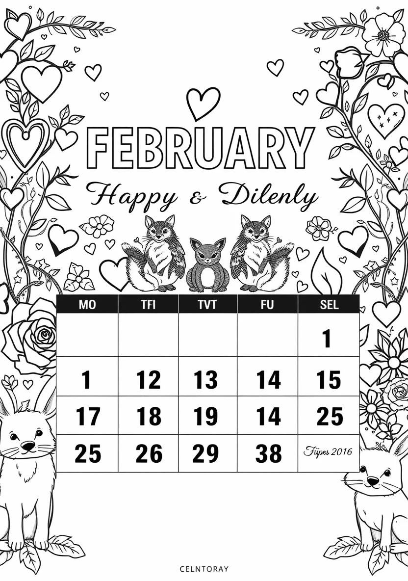 Printable Monthly C