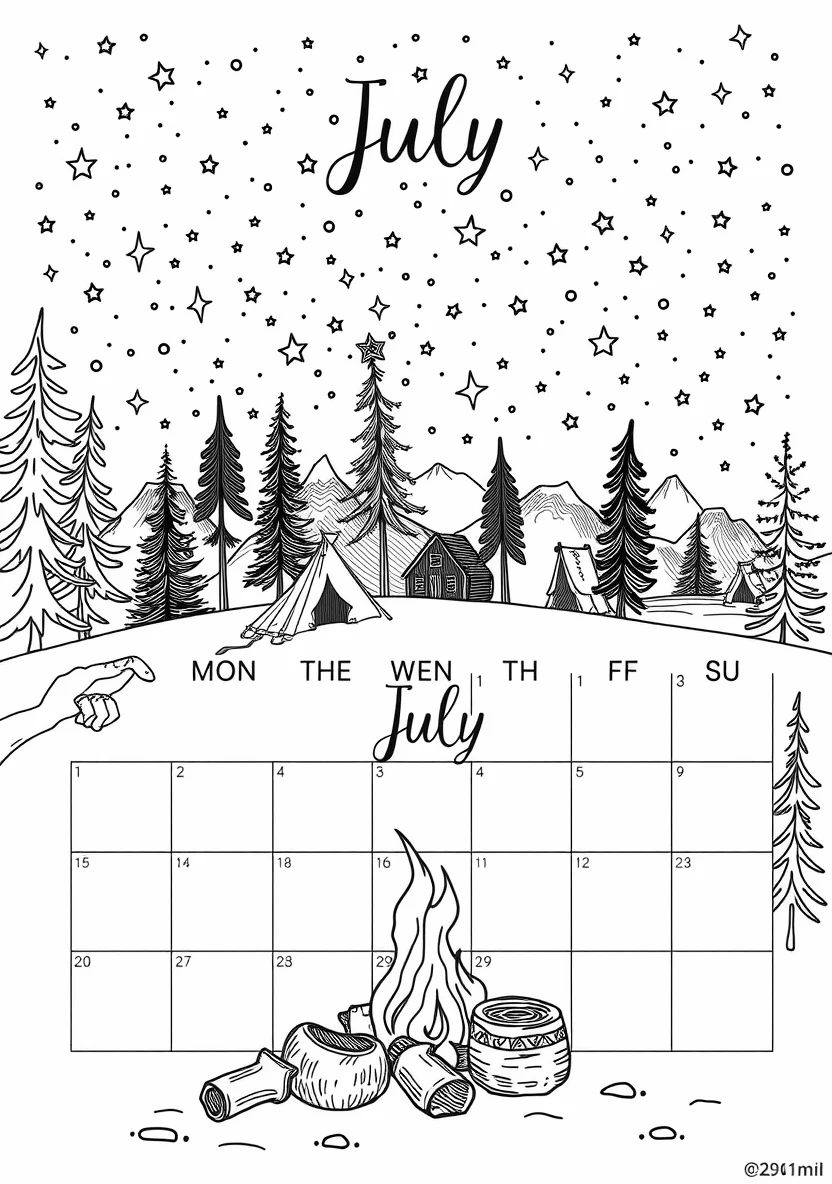 Printable Monthly C