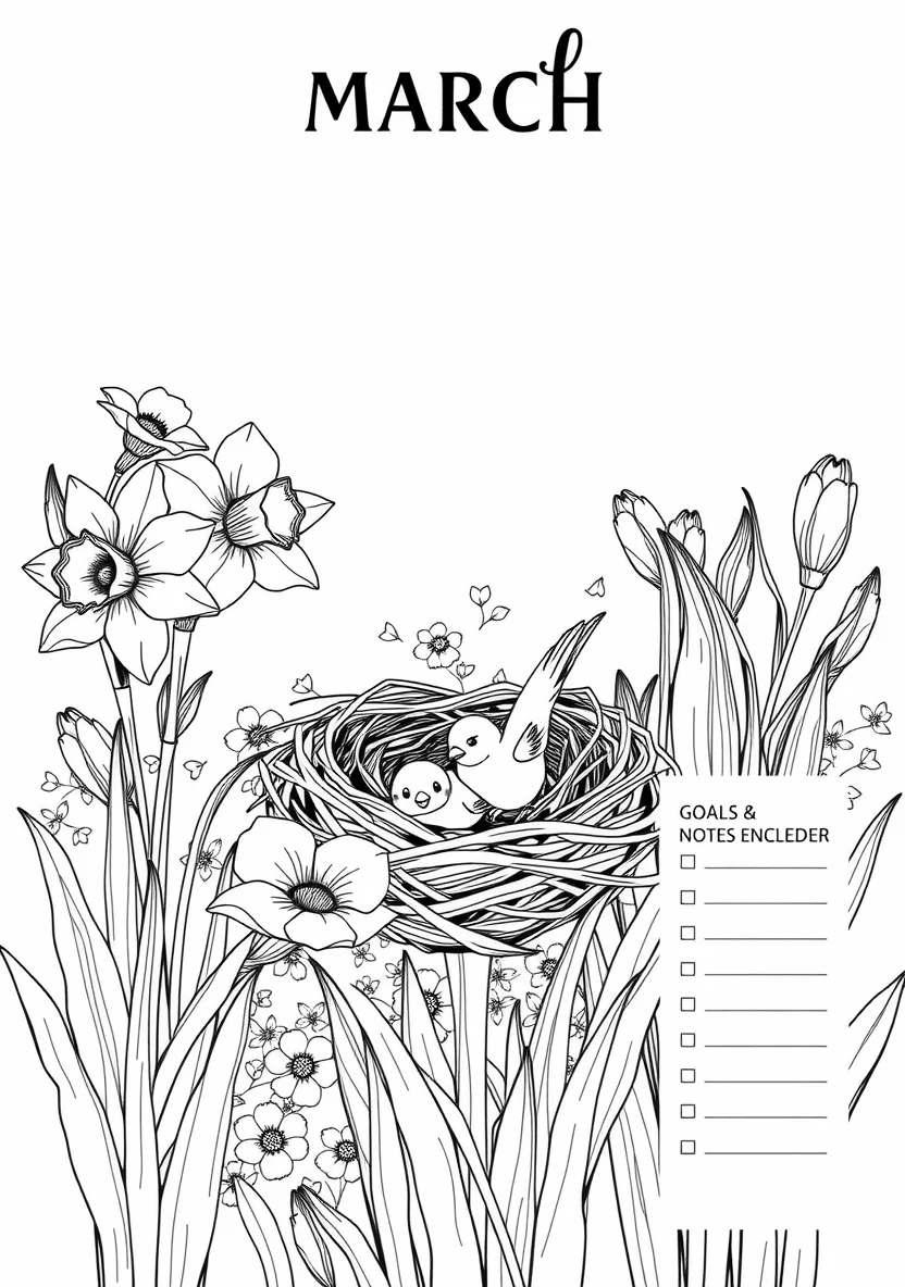 Printable Monthly C