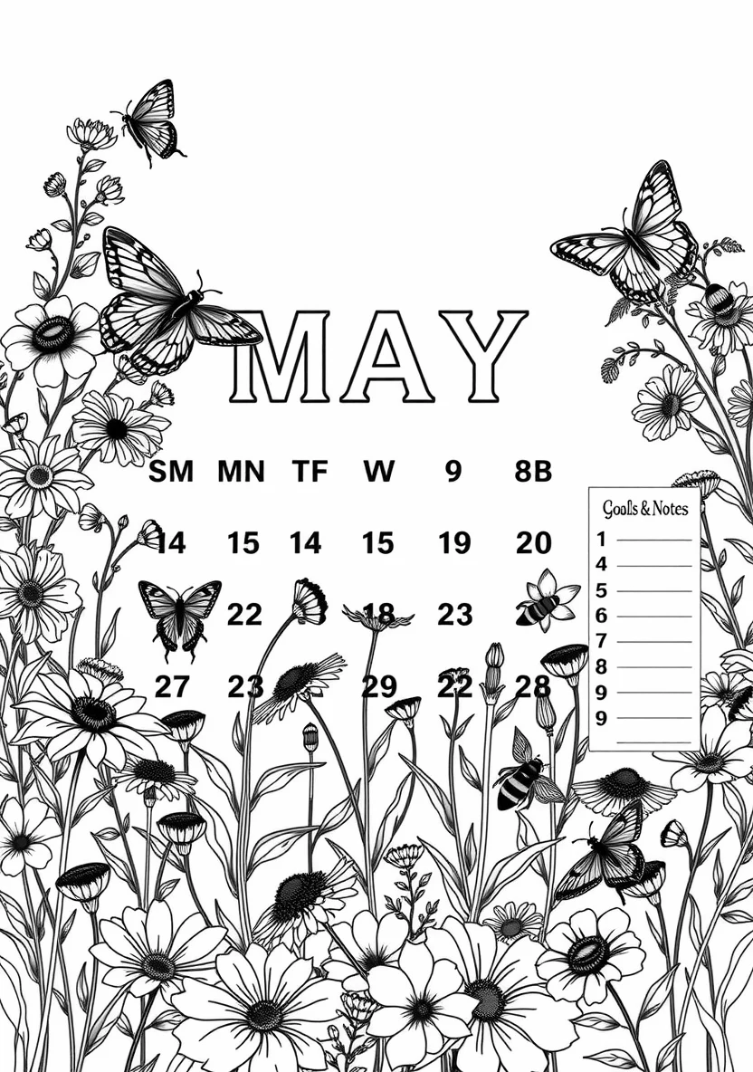Printable Monthly C
