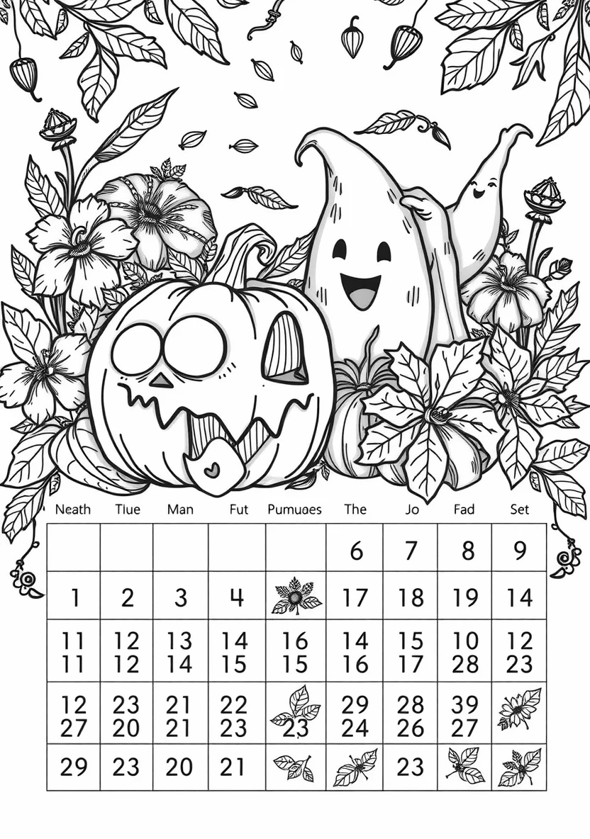 Printable Monthly C