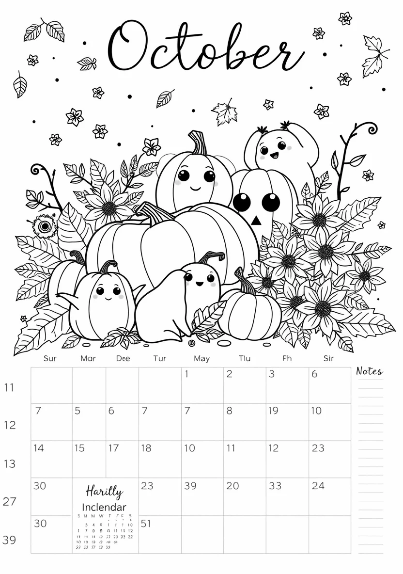 Printable Monthly C