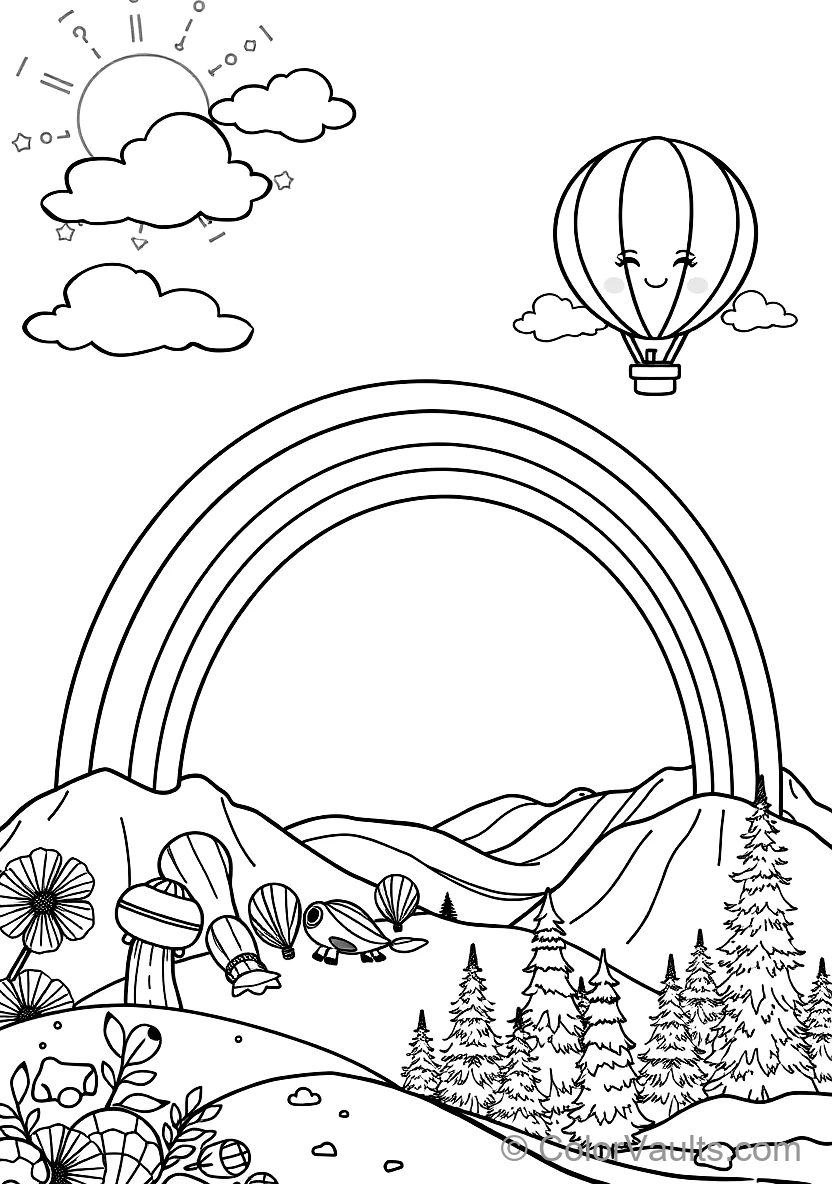 A Cute Cartoon Rain (Scene 11)