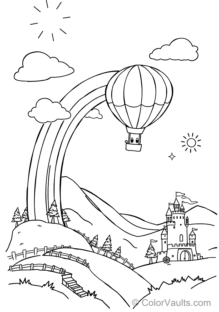 A Cute Cartoon Rain (Scene 13)