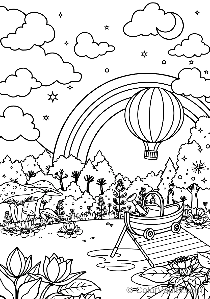 A Cute Cartoon Rain (Scene 21)