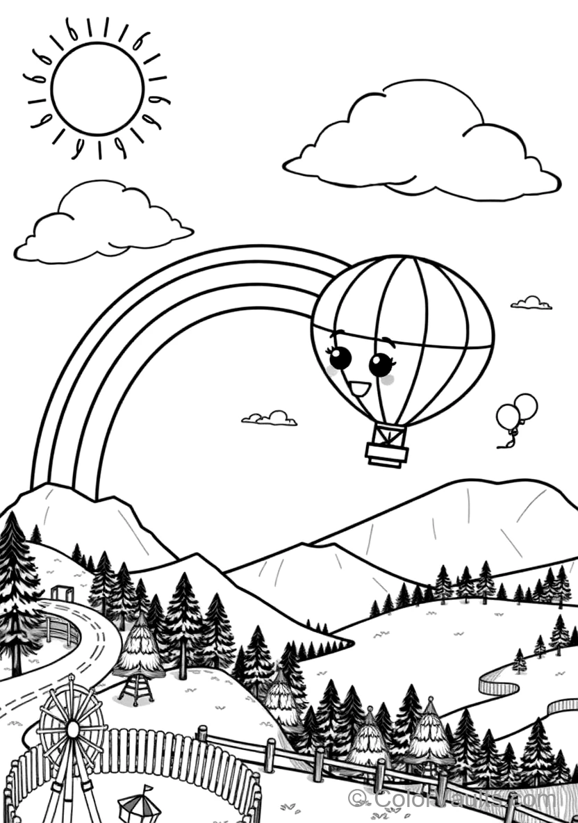 A Cute Cartoon Rain (Scene 27)