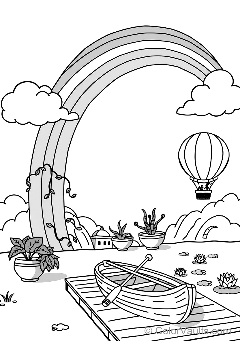 A Cute Cartoon Rain (Scene 31)